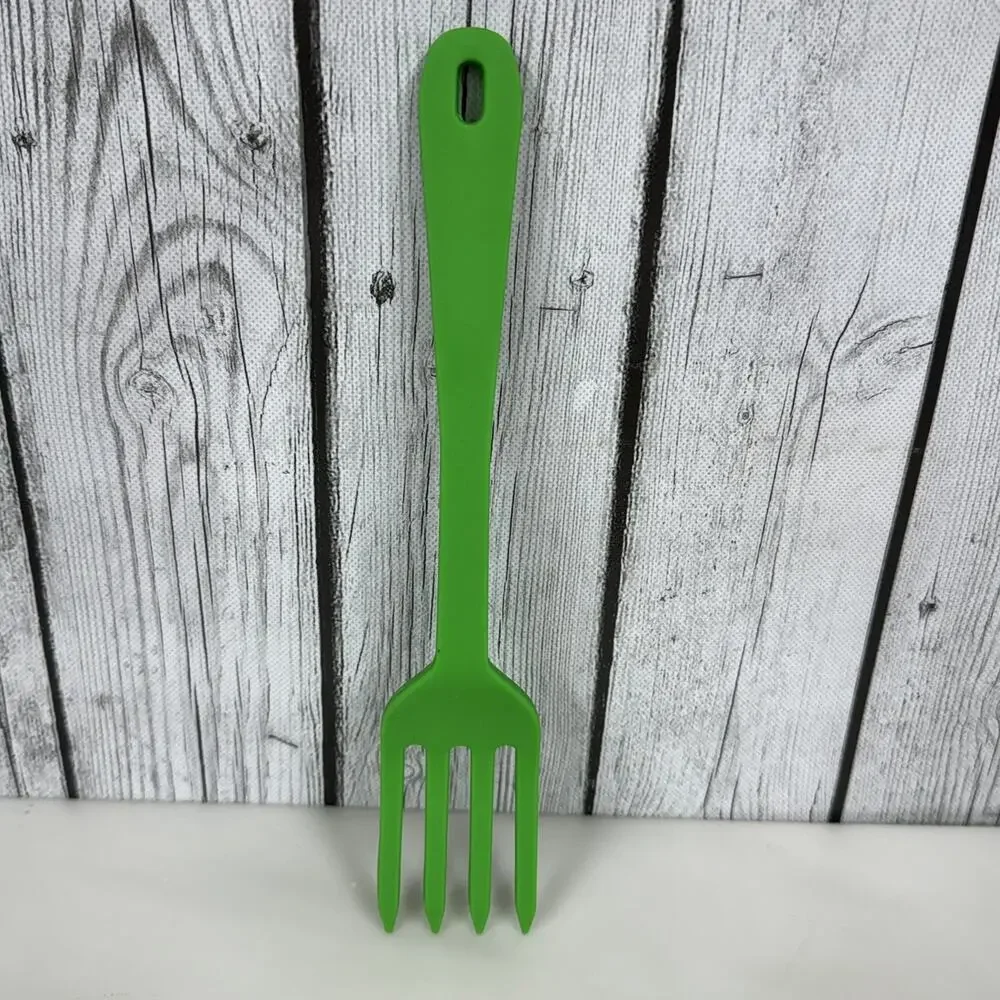 Elizabeth Karmel 10” Green Silicone Blending Fork